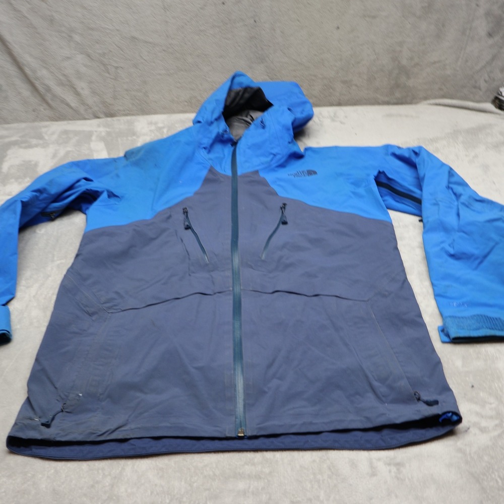 North Face Jacket Men Small Blue Free Thinker Steep Series GoreTex Outdoor READ